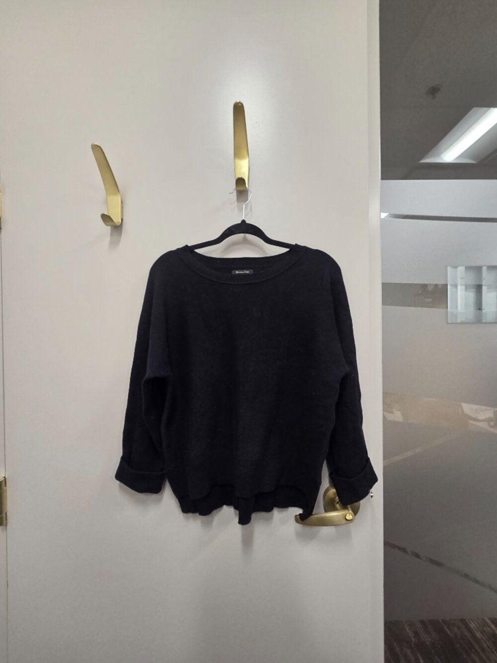 Massimo Dutti Black Knit Sweater